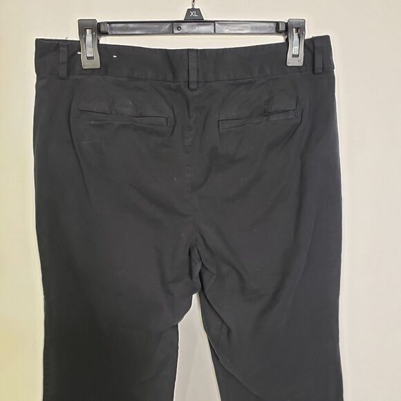 Ann Taylor LOFT Cropped Pants Womens Size 8P Petite Marisa Fit Mid Rise Black - Picture 5 of 10